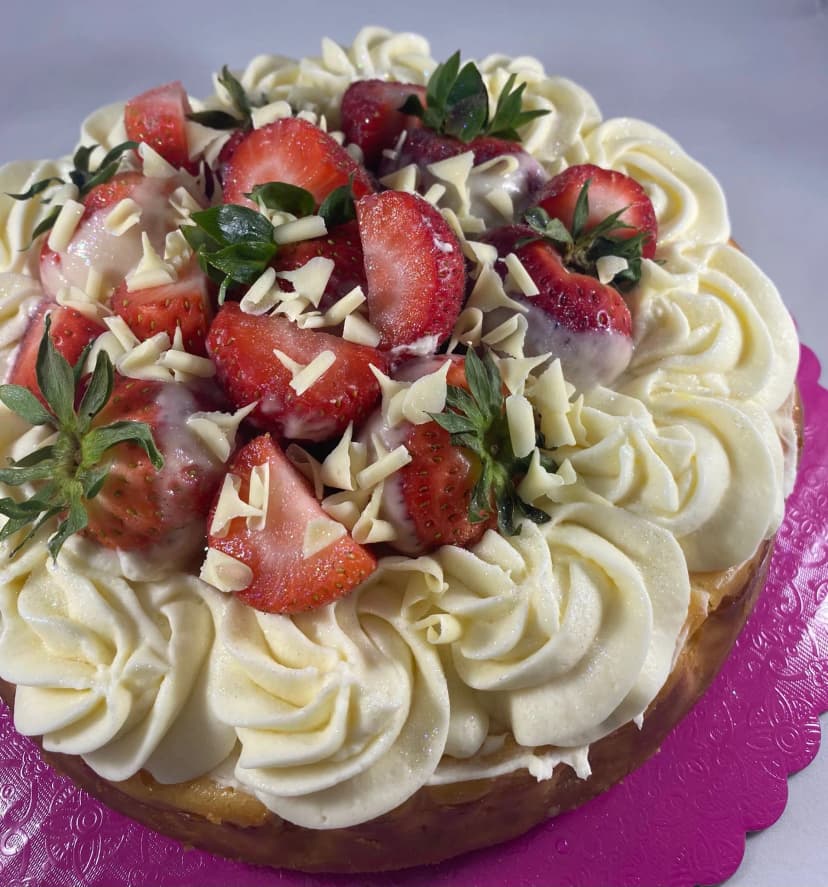 Mini cheesecakes arranged on a platter for an event